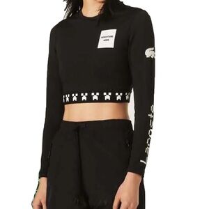 Lacoste L!VE x Minecraft limited collab athletic crop top